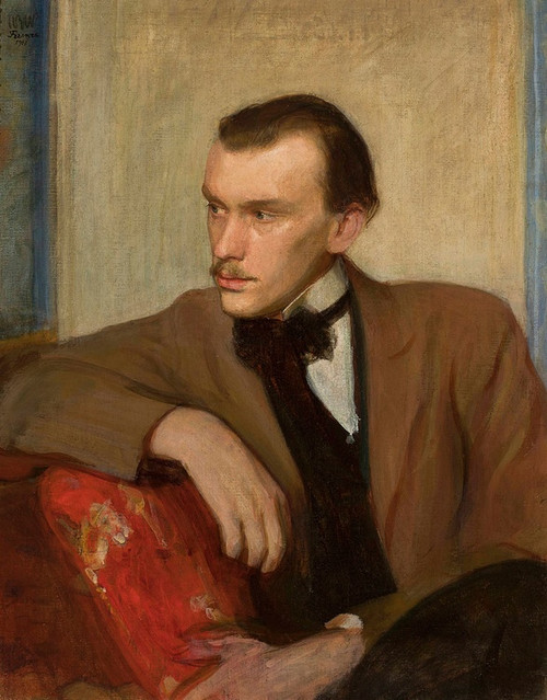 Digital Print - Portrait of Wodzimierz Perzyski, writer by Wojciech Weiss