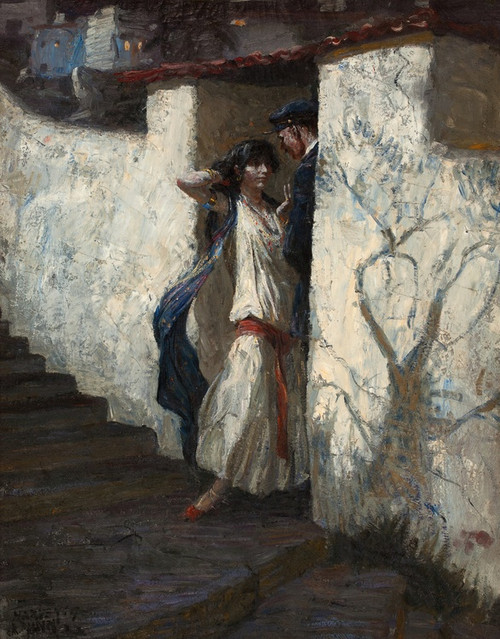 Digital Print - Promise You Will Come by Harvey T. Dunn Digital Print - Promise You Will Come by Harvey T. Dunn