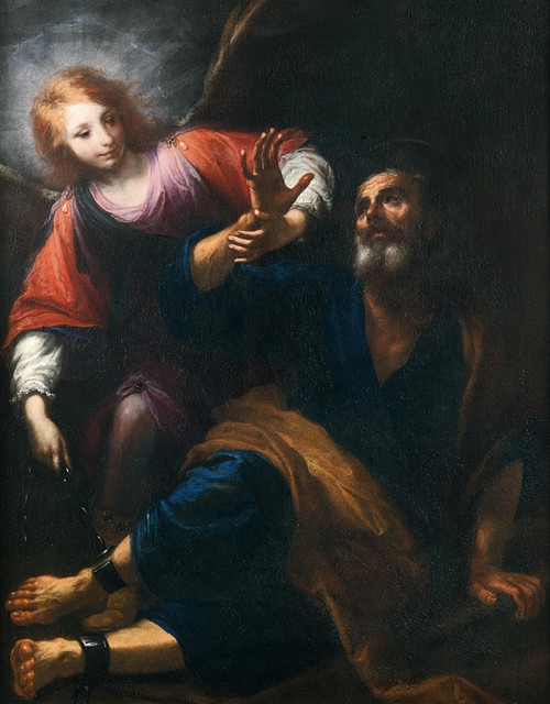 Digital Print - The Liberation of Saint Peter by Simone Pignoni