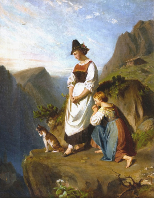 Digital Print - Gebetluten by Eduard Heinel