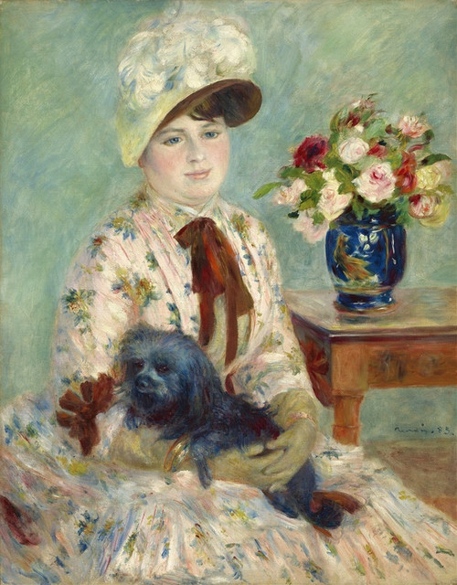 Digital Print - Mlle Charlotte Berthier by Pierre-Auguste Renoir
