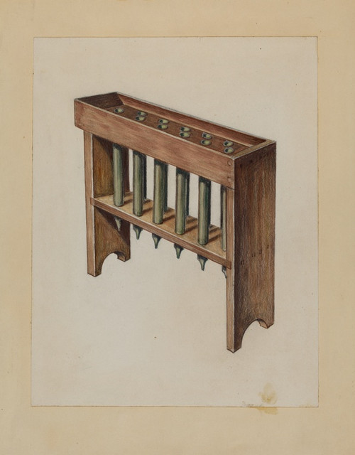 Digital Print - Candle Mold by Hugh Clarke