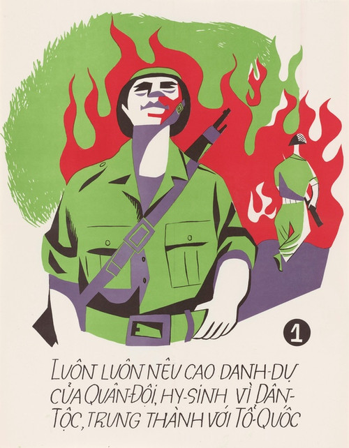Digital Print - Vietnamese Army's Seven Commandments by U.S. Information Agency