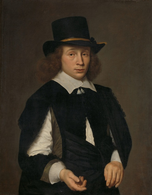 Digital Print - Portrait of Dirck Hendrick Meulenaer by Paulus Hennekyn