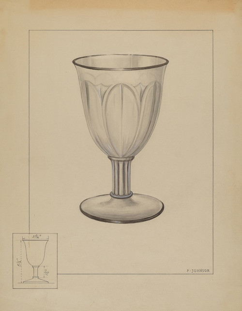 Digital Print - Goblet by Philip Johnson