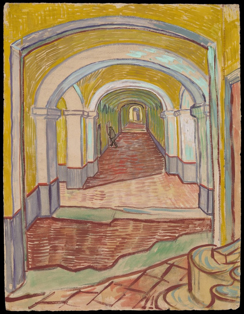 Digital Print - Corridor in the Asylum by Vincent van Gogh
