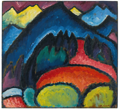 Digital Print - Lithograph Blue, The Boat by Wassily Kandinsky