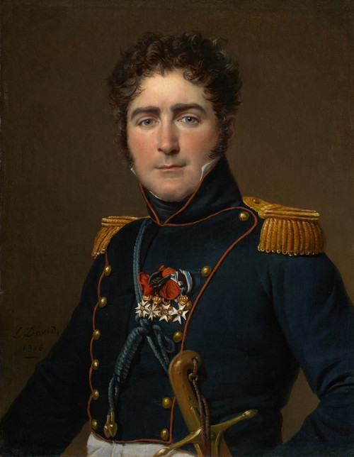 Digital Print - Comte Henri-Amde-Mercure De Turenne-D'aynac by Jacques Louis David Digital Print - Comte Henri-Amde-Mercure De Turenne-D'aynac by Jacques Louis David