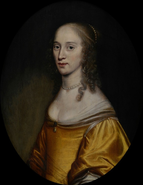 Digital Print - Portret van een vrouw by Paulus Lesire