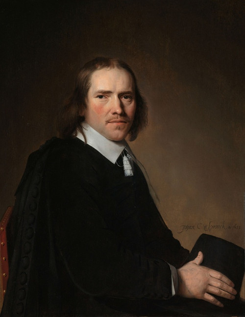 Digital Print - Portrait of Dirck, Johannes, or Jacobus Wallis by Johannes Cornelisz Verspronck