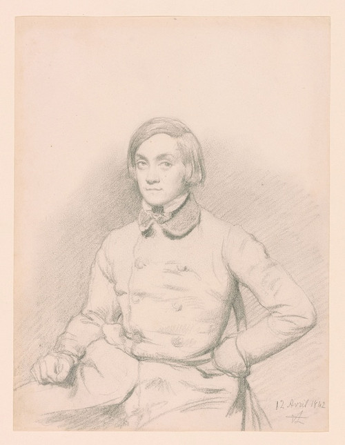 Digital Print - Portrait of the Son of the Vicomte Perthuis de Laillevault by Henri Lehmann