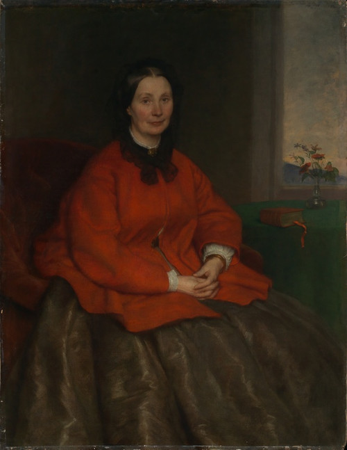 Digital Print - Bildnis Ida Freifrau von Kettner, geb. Freiin von Fischer by Wilhelm Fssli