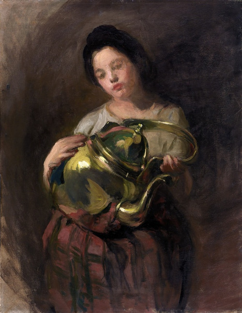 Digital Print - The Brass Kettle by Alice Pike Barney