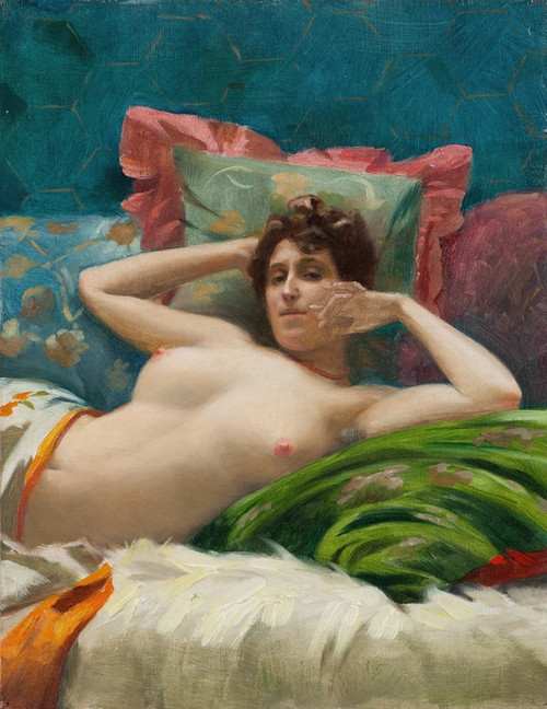 Digital Print - Odalisque by Theodoros Ralli