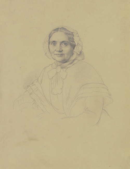 Digital Print - Bildnis der Jenny Rosa von Holzing, Gattin des Anatomen Friedrich Tiedemann by Philipp Winterwerb