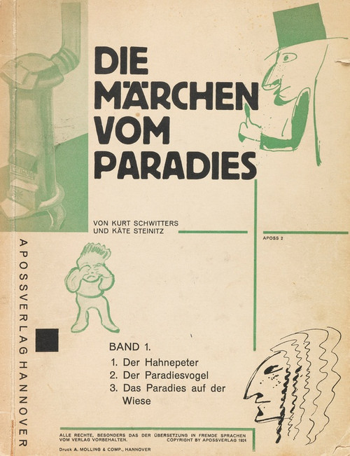 Digital Print - Die Mrchen vom Paradies by Kurt Schwitters