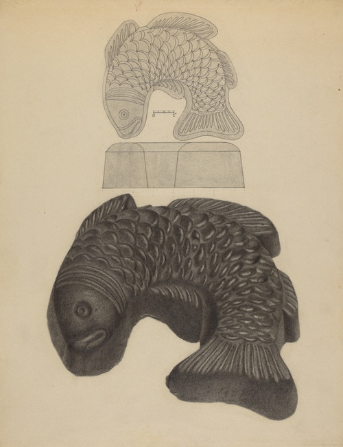 Digital Print - Aspic Mold by Philip Johnson