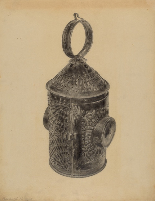 Digital Print - Lantern by Bernard Krieger Digital Print - Lantern by Bernard Krieger