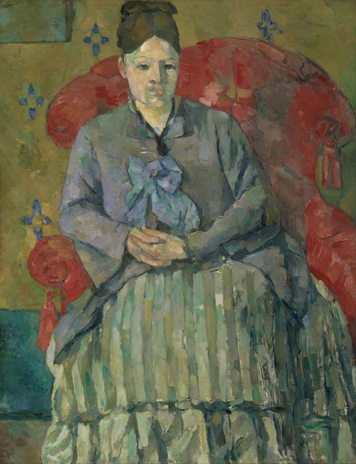 Digital Print - Madame Czanne in a Red Armchair by Paul Czanne