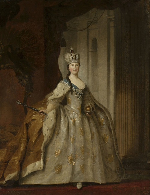 Digital Print - Portrait of Catherine II by Ivan Argunov