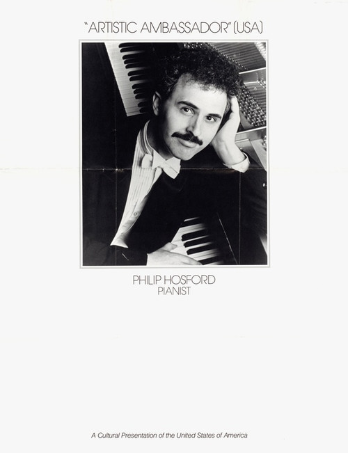 Digital Print - Artistic Ambassador' (USA): Philip Hosford, Pianist by U.S. Information Agency