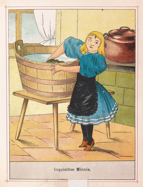 Digital Print - Inquisitive Minnie by Lothar Meggendorfer