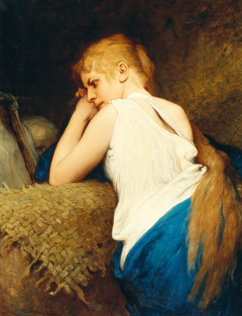 Digital Print - Mary Magdalene by Gabriel von Max