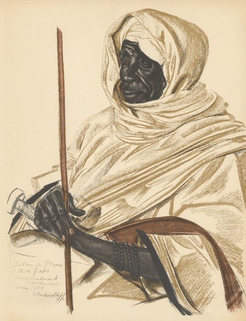 Digital Print - Dessins et peintures d'Afrique pl 13 by Alexandre Jacovleff