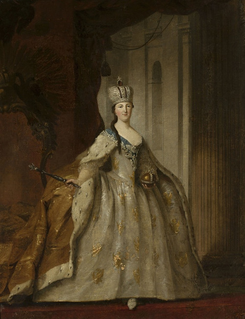 Digital Print - Portrait of Catherine II by Ivan Argunov
