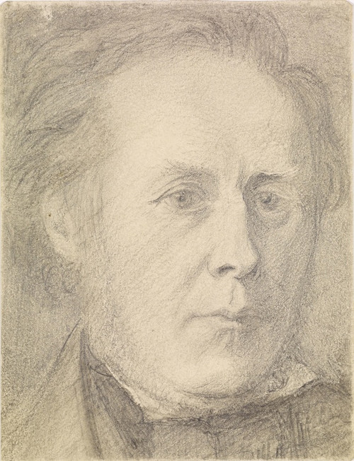 Digital Print - Portrait of Major Calder Campbell by Dante Gabriel Rossetti
