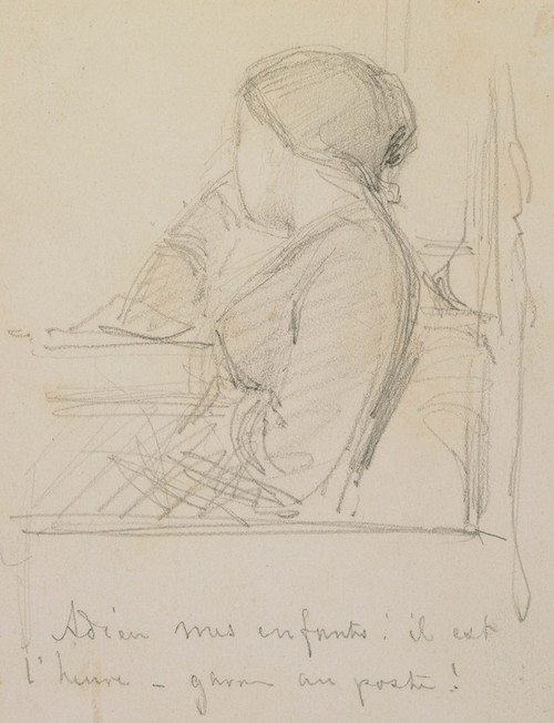 Digital Print - Adieu mes enfants! Il est lheure by James Abbott McNeill Whistler