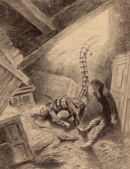 Digital Print - Handler Grabbing Human by Henrique Alvim Corra