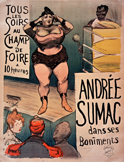 Digital Print - Champ de foire... Andre Sumac dans ses boniments by Henri-Gabriel Ibels