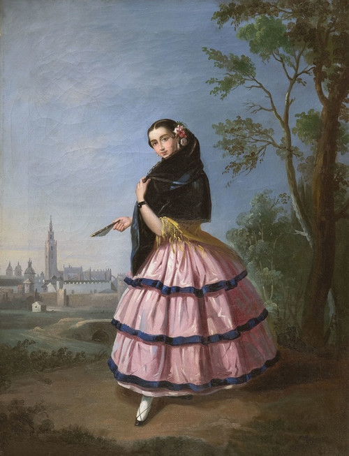 Digital Print - Seville Maja by Manuel Cabral Aguado Bejarano