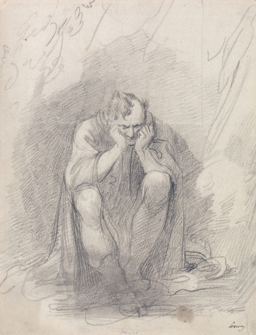 Digital Print - Timon of Athens Before His Cave by Richard Cosway
