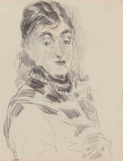 Digital Print - Mery Laurnet with Pug by James Ensor