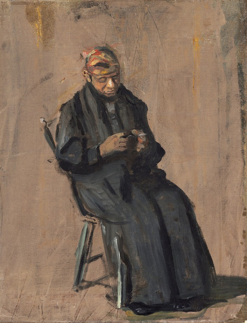 Digital Print - The Chaperone by Thomas Eakins