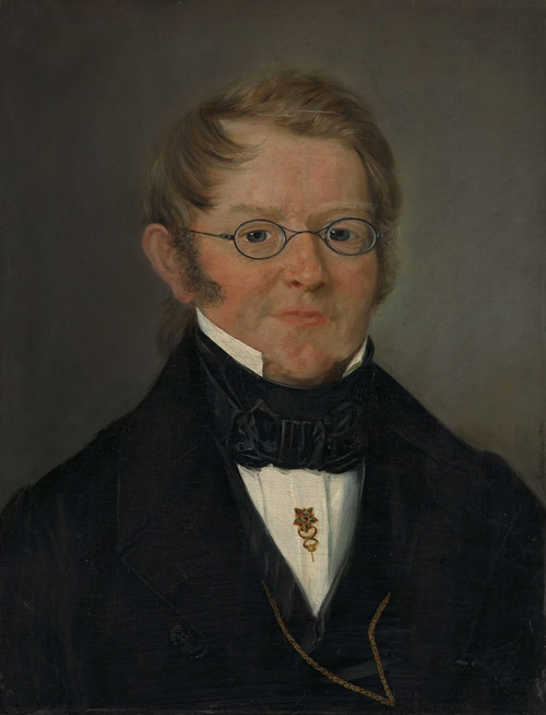 Digital Print - Portrait of County Court Judge Jens C. Delphin by Matthias Stoltenberg