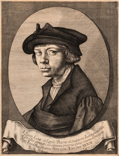 Digital Print - Image of Lucas van Leyden. Painter and sculptor by Andries Jacobsz Stock