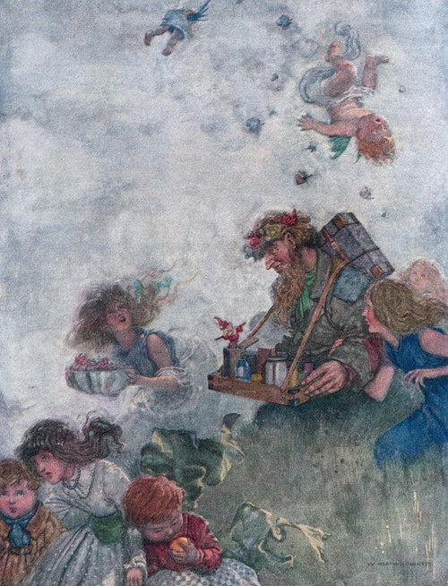 Digital Print - Bringing with them a little old man by William Heath Robinson