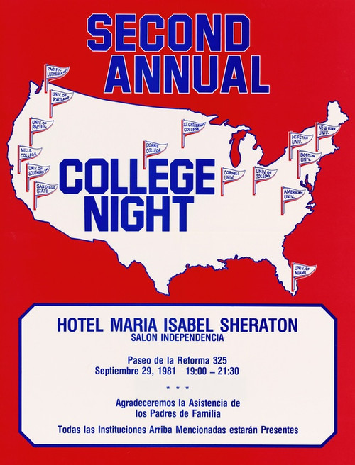 Digital Print - Second Annual College Night. by U.S. Information Agency