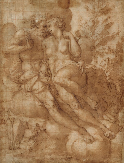 Digital Print - Jupiter and Io by Francesco de' Rossi
