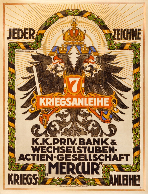 Digital Print - Jeder zeichne 7. Kriegsanleihe by Georg Berger