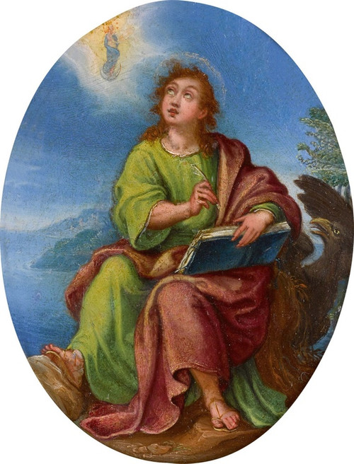 Digital Print - Saint John the Evangelist by Spanish School