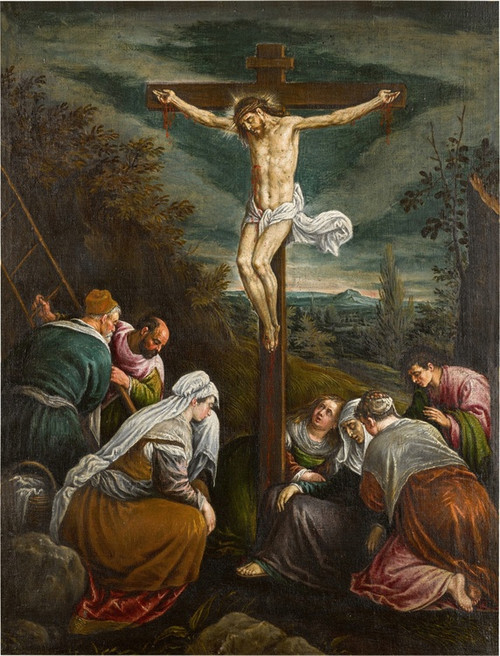 Digital Print - The Crucifixion by Workshop of Jacopo Bassano