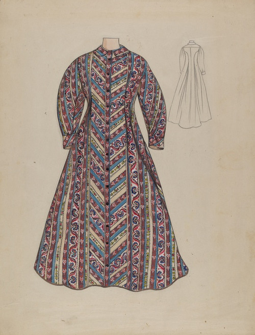 Digital Print - Dressing Gown by Jean Peszel