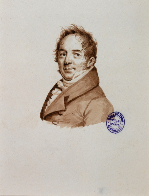 Digital Print - Portrait du sculpteur Bosio by Julien Lopold Boilly