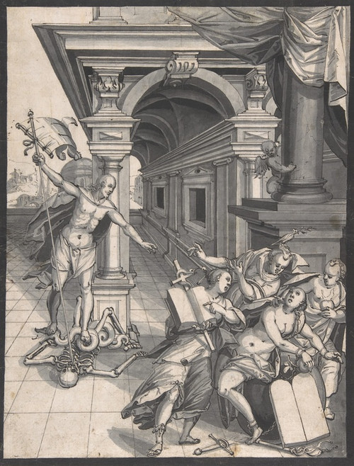 Digital Print - Christ Saving Eve by Hans Jakob Nscheler the Elder