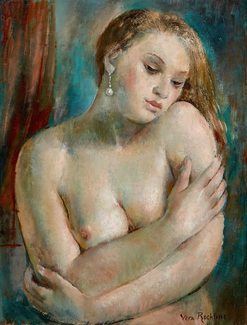 Digital Print - Nu  la boucle d'oreille by Vera Rockline