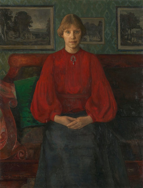 Digital Print - Portrait of the Artist Kris Laache Torne by Oluf Wold-Torne